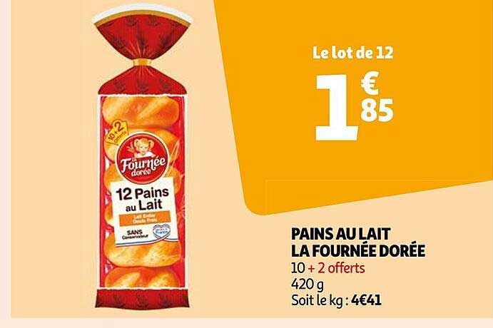 Pains Au Lait La Fournée Dorée