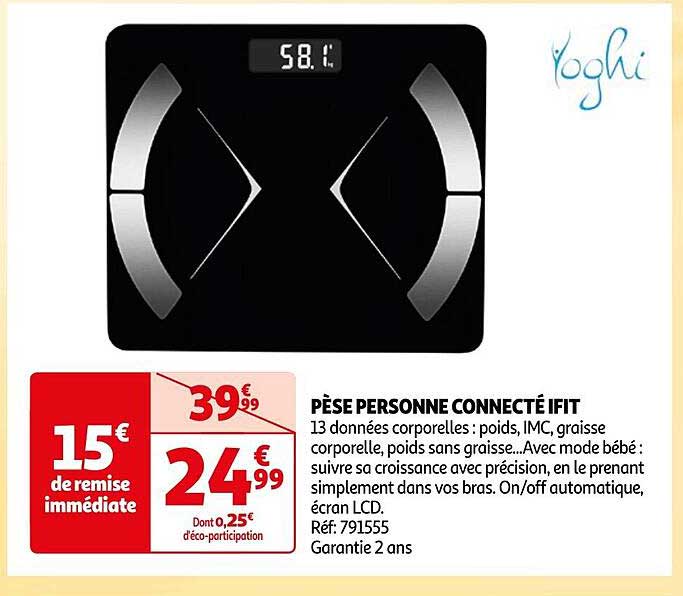 pèse personne connecté ifit ioghi