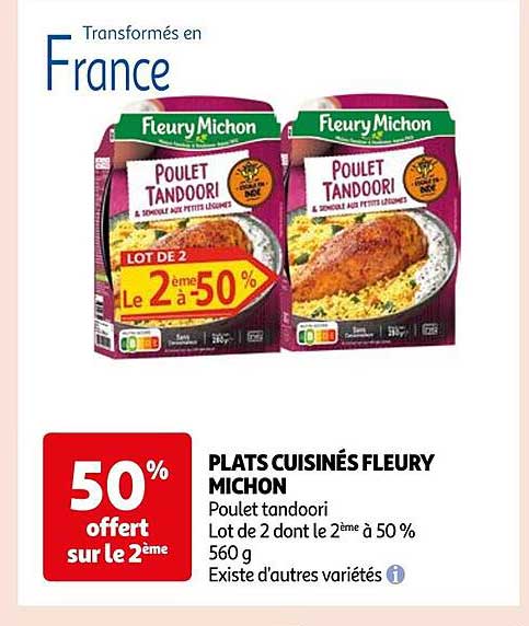 plats cuisinés fleury michon