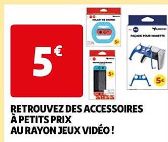 retrouvez des accessoires à petits prix au rayon jeux vidéo !