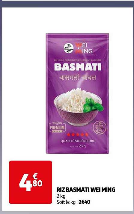riz basmati wei ming