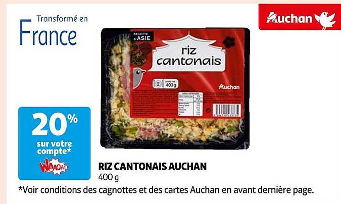 riz cantonais auchan