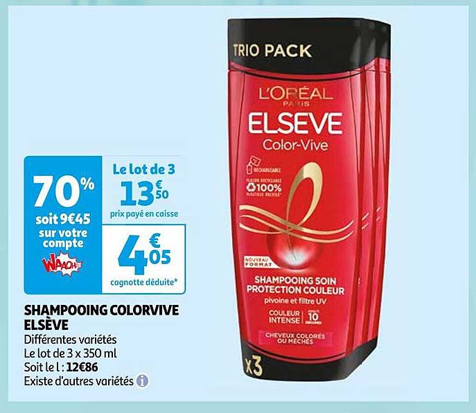 shampooing colorvive elsève