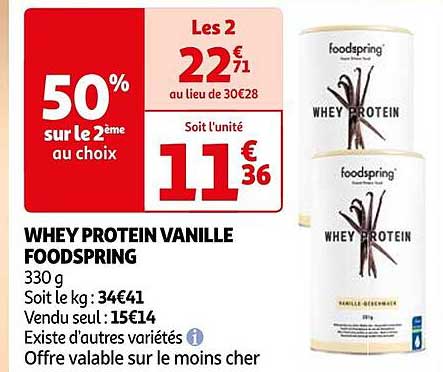 Whey Protein Vanille Foodspring