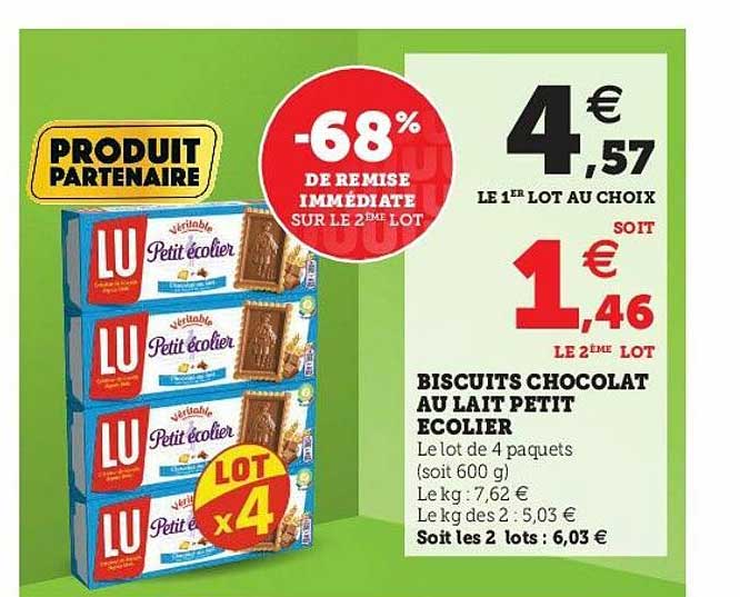 Biscuits Chocolat Au Lait Petit écolier