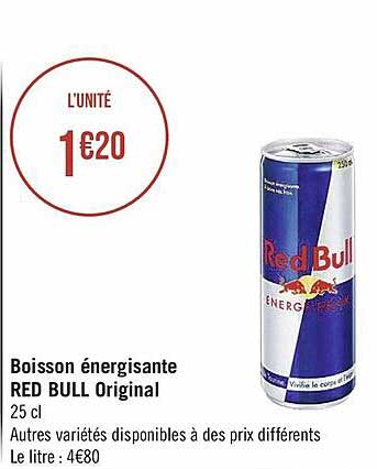 boisson énergisante red bull original