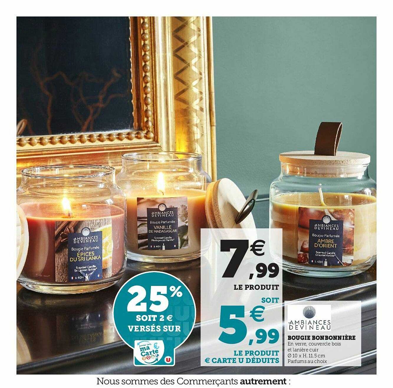 bougie bonbonnière ambiances devineau