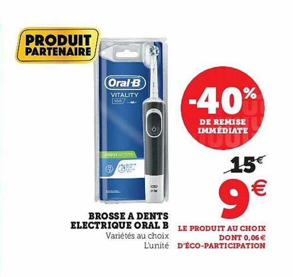 brosse à dents électrique oral b