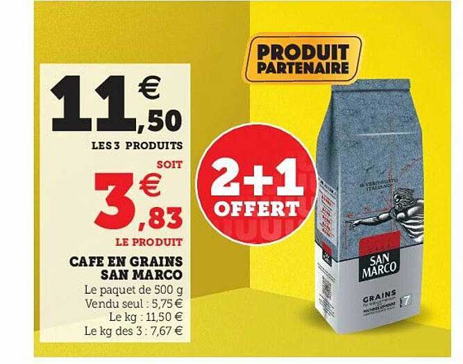 café en grains san marco