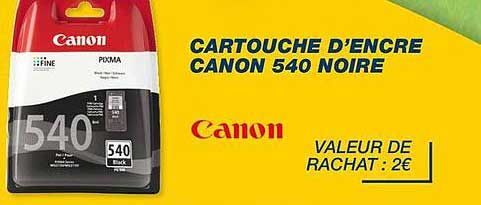cartouche d'encre canon 540 noire