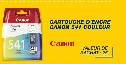 cartouche d'encre canon 541 couleur