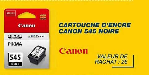 cartouche d'encre canon 545 noire