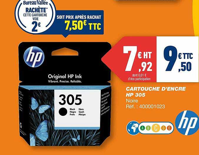 cartouche d'encre hp 305