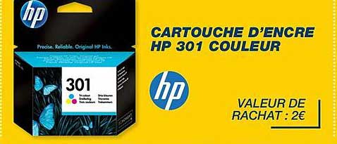 cartouche d'encre hp 301 couleur