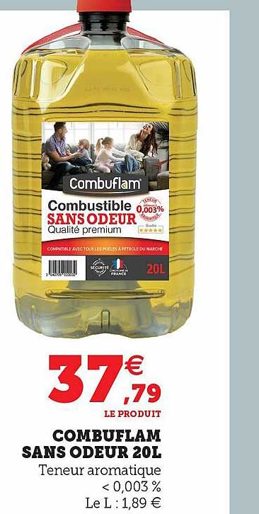 combuflam sans odeur 20l