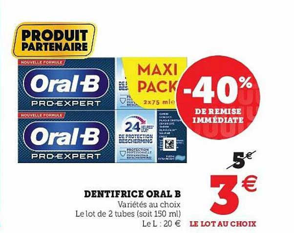 dentifrice oral b