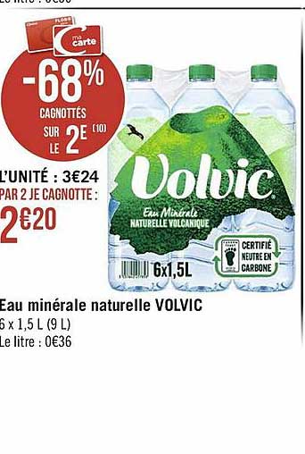 Eau Minérale Naturelle Volvic