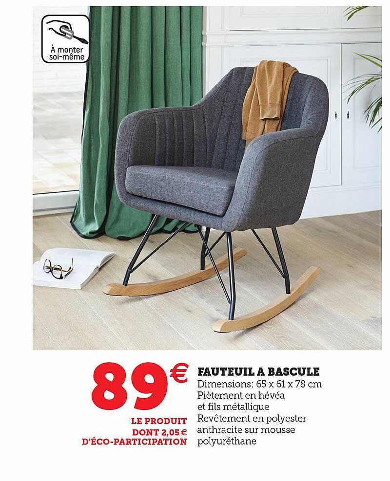 Fauteuil à Bascule