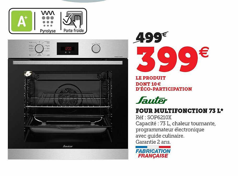 Four Multifonction 73 L Sauter