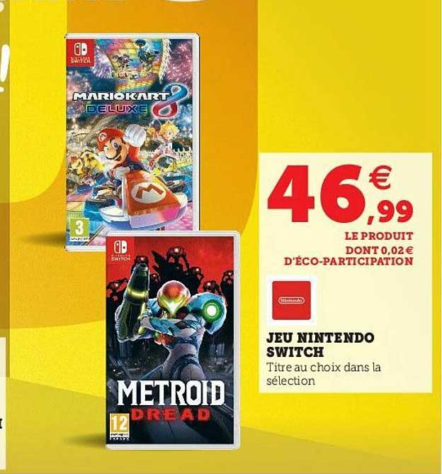 Jeu Nintendo Switch