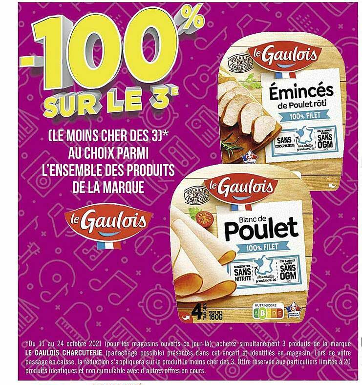 l'ensemble des produits de la marque le gaulois