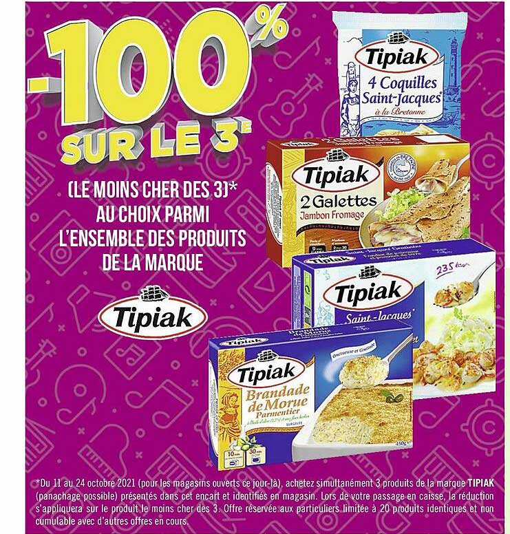 l'ensemble des produits de la marque tipiak