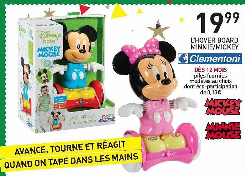 L'hover Board Minnie-mickey Clementoni