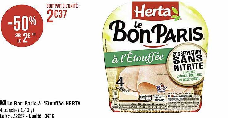 Le Bon Paris à L'étouffée Herta