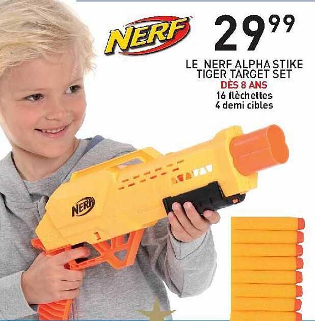 le nerf alpha stike tiger target set