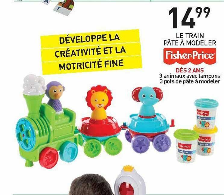 le train pâte à modeler fisher-price