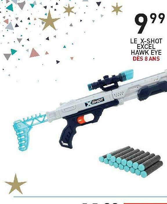le x-shot excel hawk eye