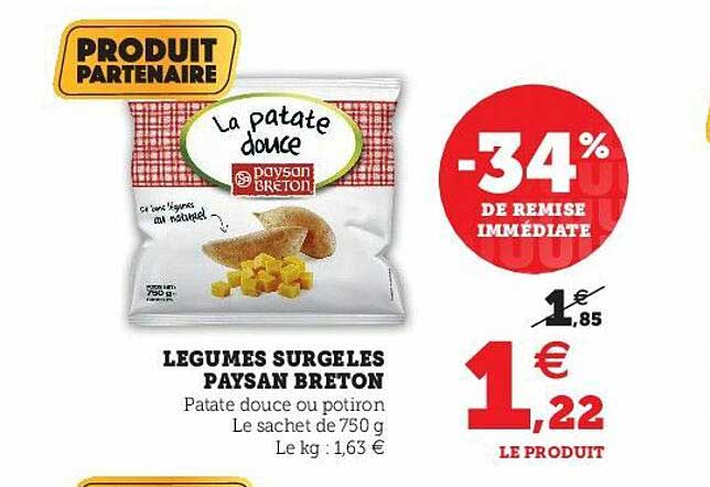 légumes surgelés paysan breton