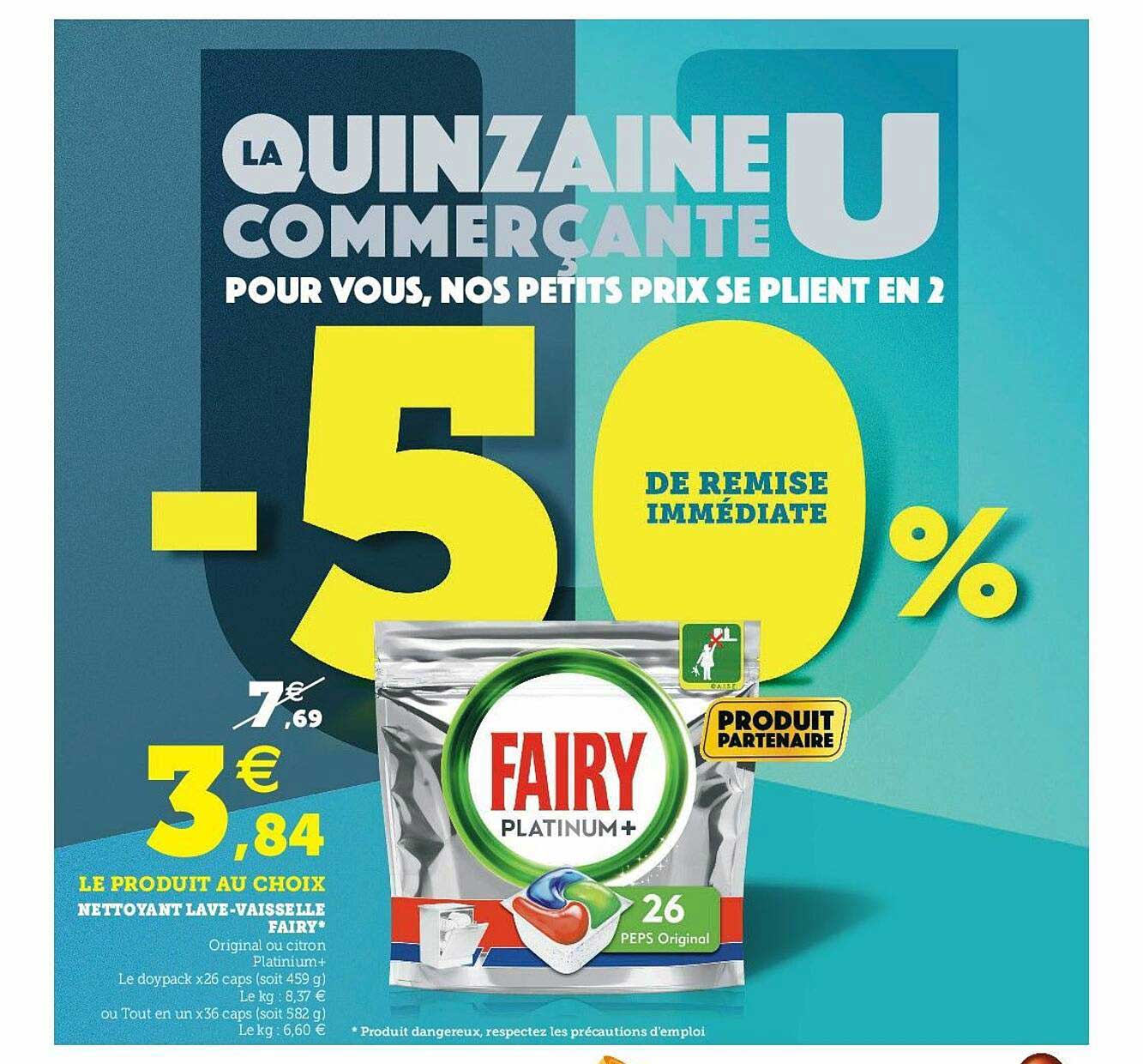 nettoyant lave-vaisselle fairy