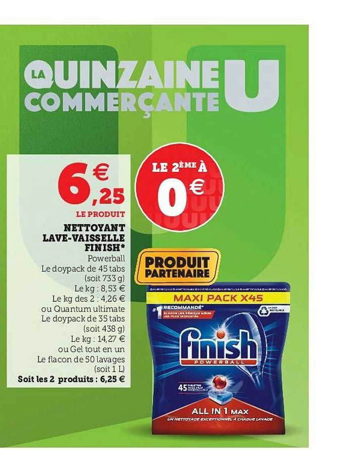 nettoyant lave-vaisselle finish