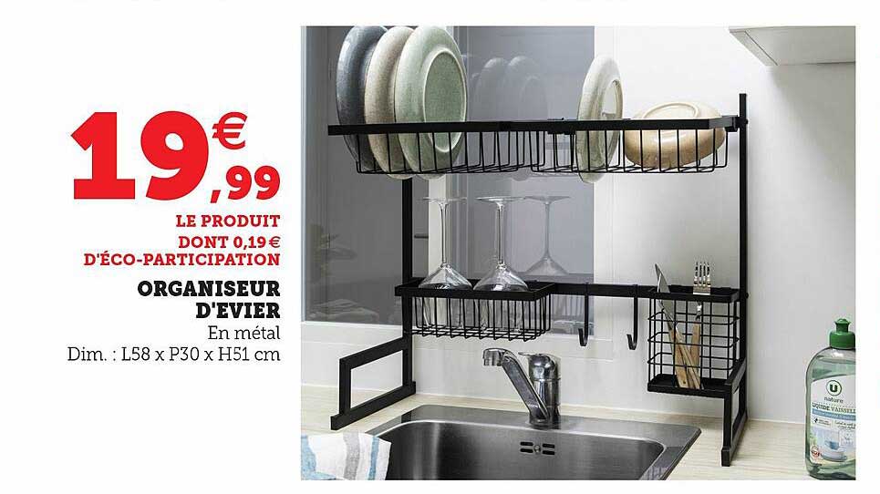 organiseur d'évier