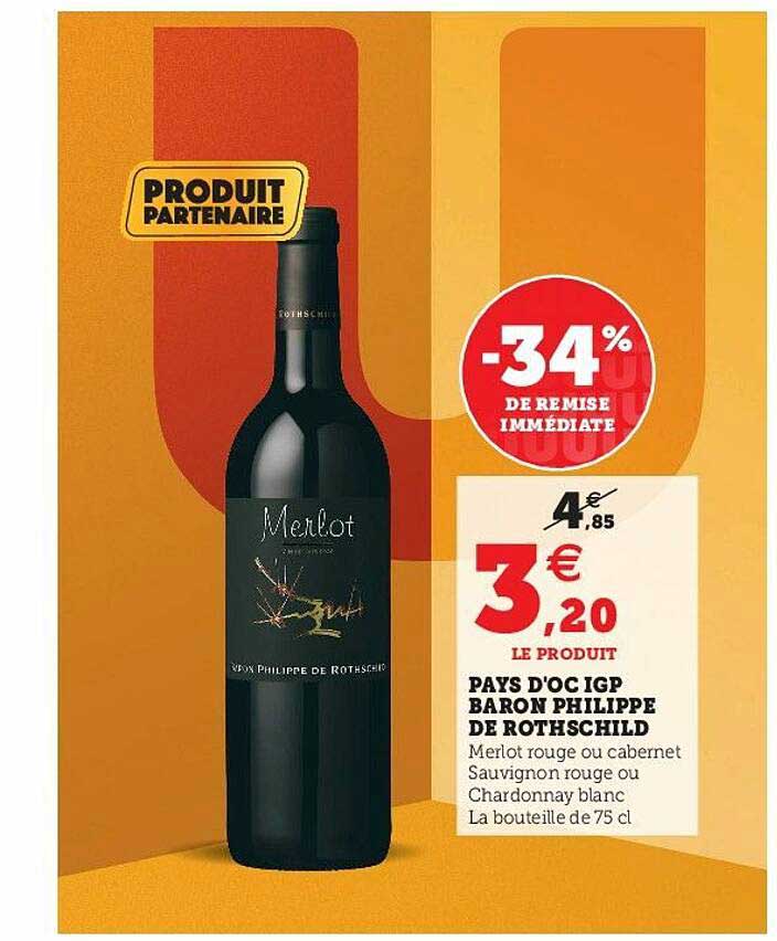 pays d'oc igp baron philippe de rothschild