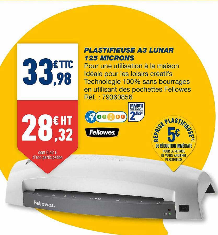 Plastifieuse A3 Lunar 125 Microns