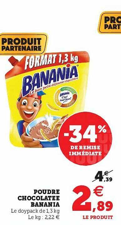 poudre chocolatée banania