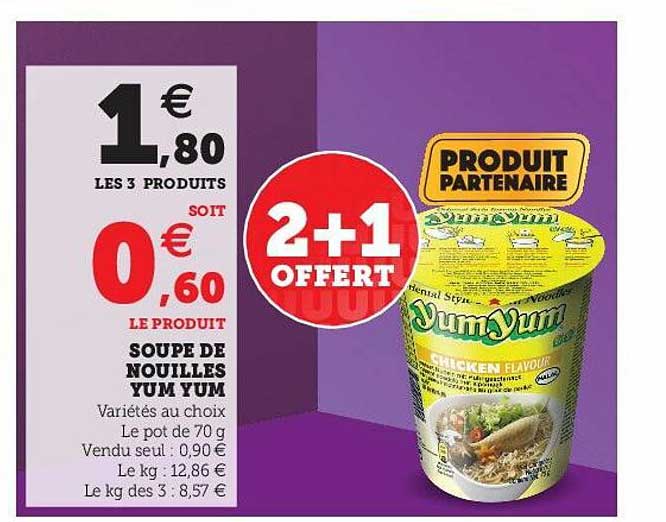 soupe de nouilles yum yum