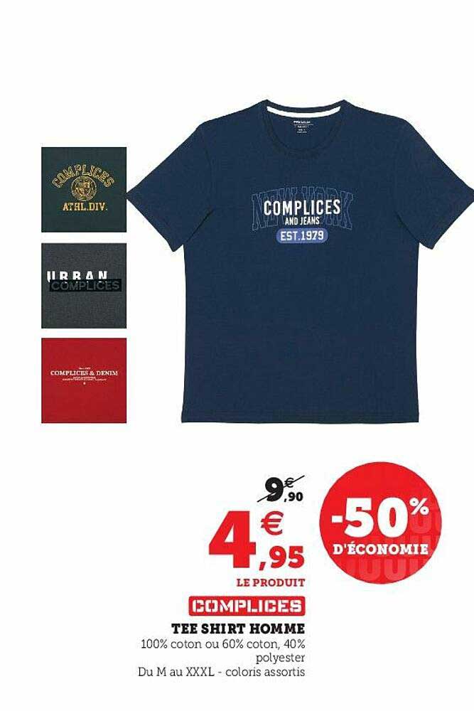 tee-shirt homme complices