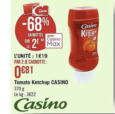 tomato ketchup casino