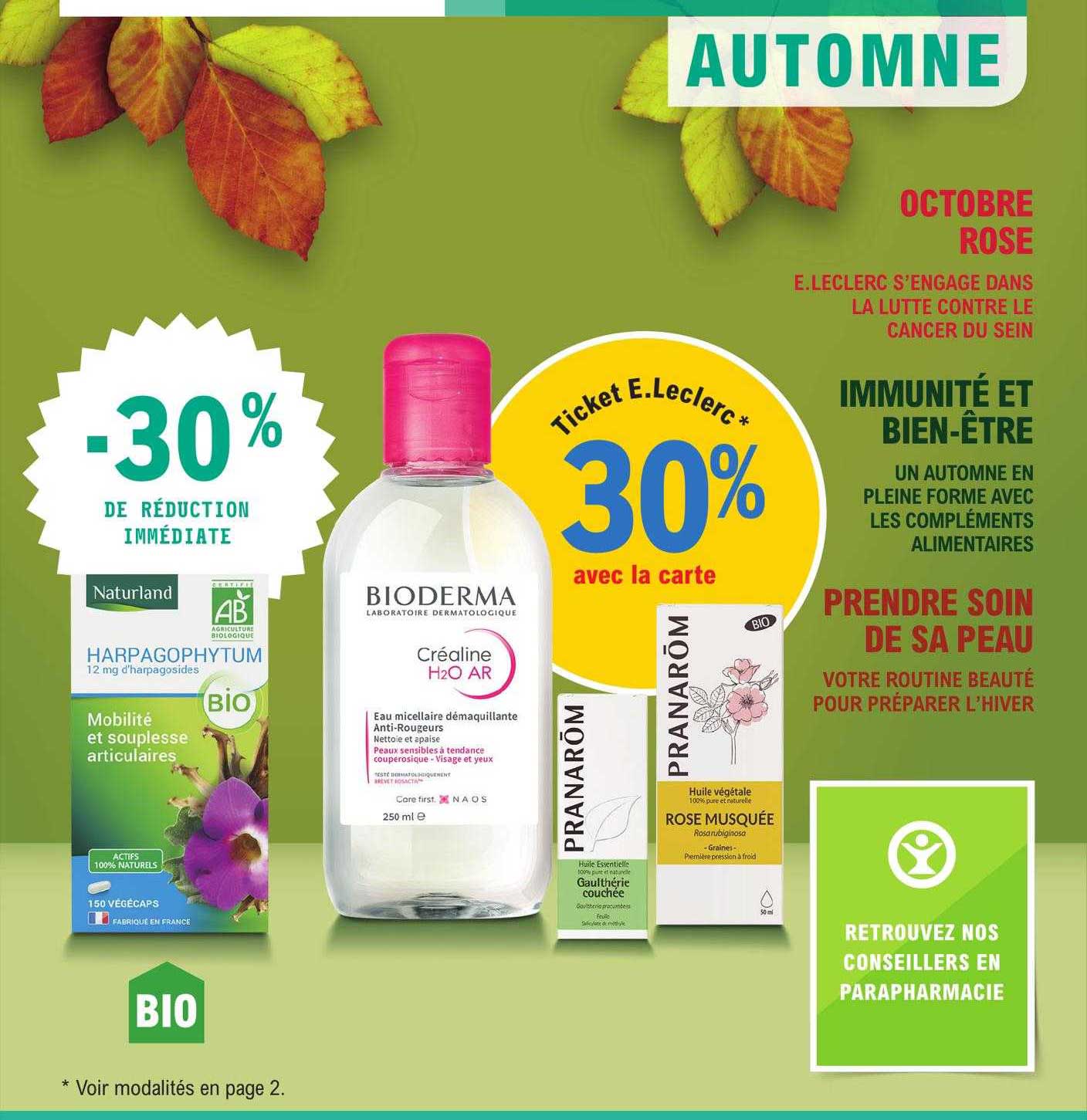 naturland, bioderma, pranarom