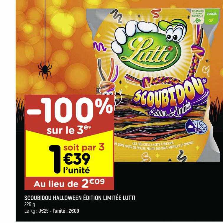 Scoubidou Halloween édition Limitée Lutti