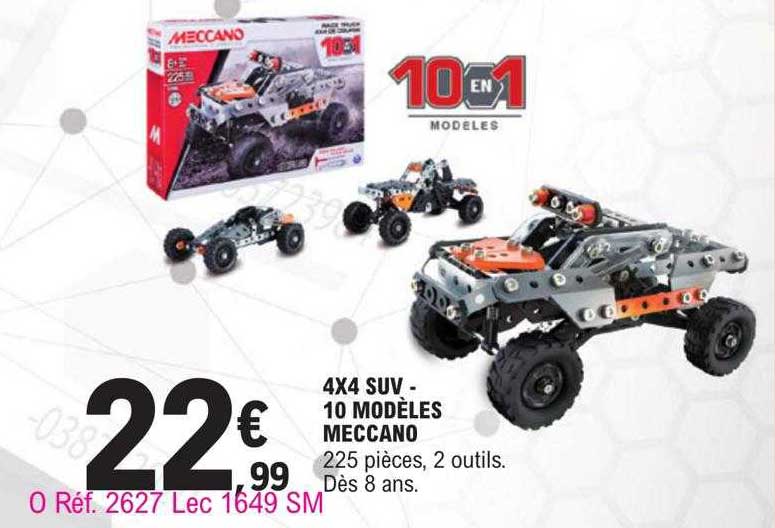 4x4 suv - 10 modèles meccano