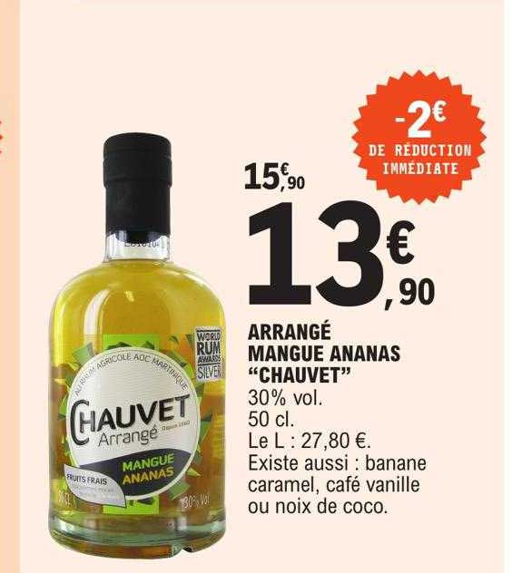 arrangé mangue ananas "chauvet"