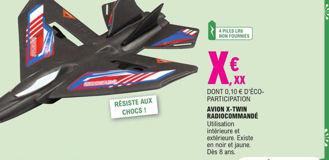 avion x-twin radiocommandé