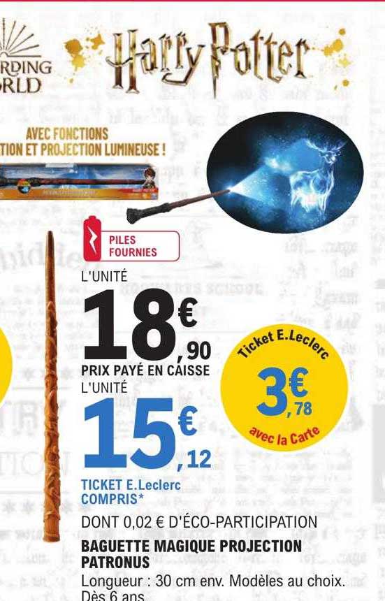 baguette magique projection patronus