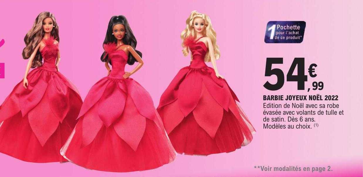 Barbie Joyeux Noël 2022