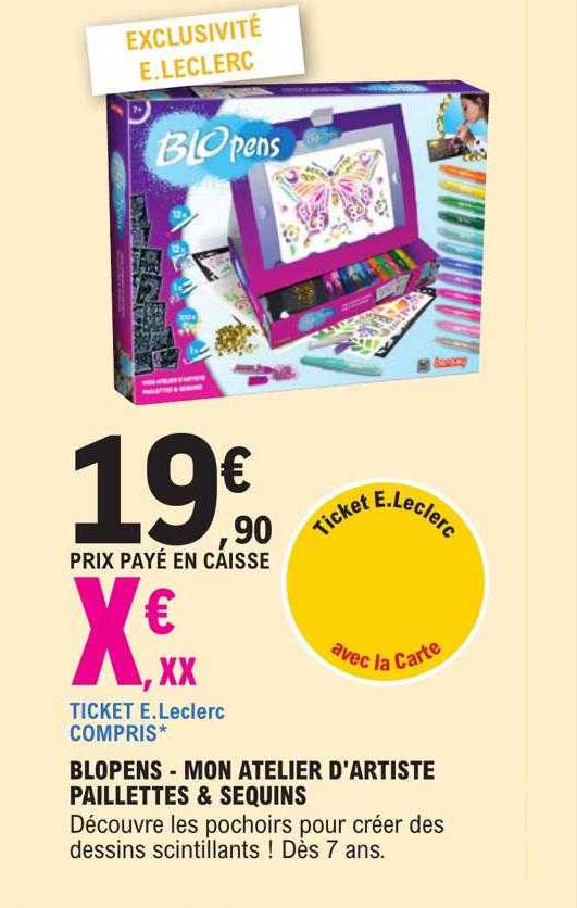 blopens - mon atelier d'artiste paillettes & sequins