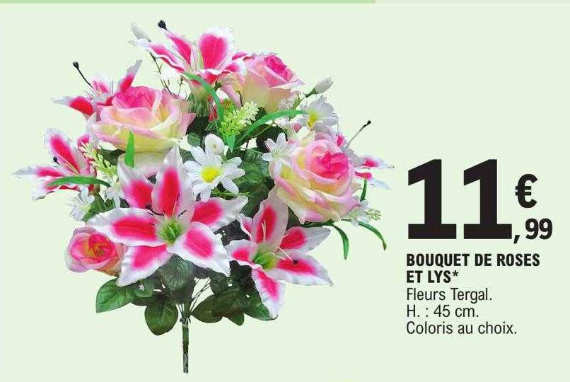 Bouquet De Roses Et Lys